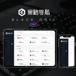 BlackGrid – 卡片式书签站点黑格导航网站主题模板