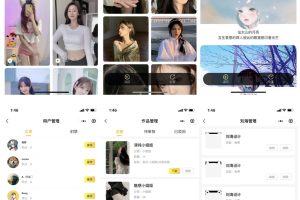 2022最新UI云开发壁纸小程序源码